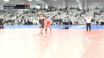 145 lbs Consi Of 64 #2 - Kieran Akerson, NE vs Tyson Spicer, OH