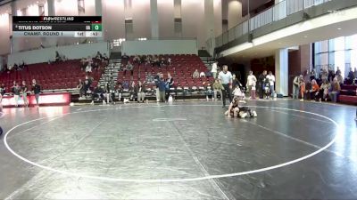 45 lbs Champ. Round 1 - Brooks McDougal, Poquoson Athletic Association vs Titus Dotson, 84 Athletes