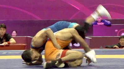57 kg Semifinal - Ravi Kumar, IND vs Zanabazar Zandanbud, MGL