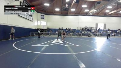 197 lbs Cons. Round 2 - Toa Mataafa-Grove, Sacramento State University vs Carson Gooley, Southern Oregon
