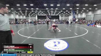 120 lbs Champ. Round 2 - Ryan Totten, Michigan Revolution Wrestling Club vs Tyler Chrisp, Tonganoxie Wrestling Club