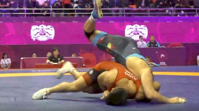 125 kg Semifinal - Alisher Yergali, KAZ vs Yeihyun Jung, KOR