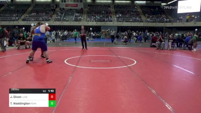 285 lbs Round Of 16 - Jahkiye Dixon, Lusby vs Trevor Waddington, Pennsville