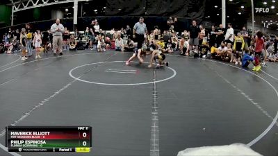 52 lbs Placement (4 Team) - Maverick Elliott, Mat Assassins Black vs Philip Espinosa, Florida Scorpions