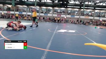 153-162 lbs Semifinal - Isaac Decker, N/a vs Harrison Konder, Bolingbrook Jr. Raiders