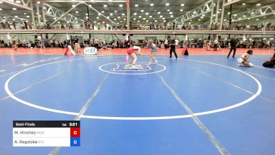 145 lbs Semifinal - Makayla Hinchey, Reverence Wrestling Club vs Audrey Rogotzke, Stillwater Mn