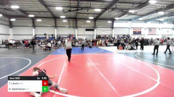 106 lbs Round Of 16 - Teagan Lewis, Grindhouse WC vs Garen Keshishian, Silverback WC
