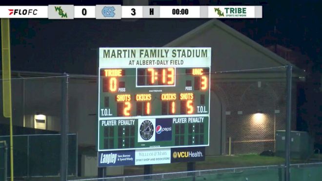 Replay: North Carolina vs William & Mary | Oct 25 @ 6 PM