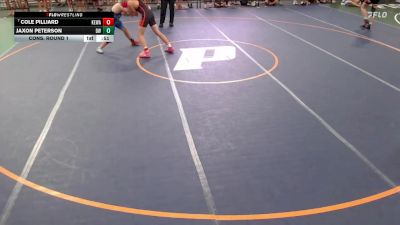 126-140 lbs Cons. Round 1 - Cole Pilliard, Triad Knights WC vs Jaxon Peterson, DeKalb WC