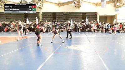 100 lbs Rr Rnd 1 - Zoey Xu, Cordoba Trained (Sand Storm Sisters) vs Maya Sylvester, Bayside Baddies - Girls