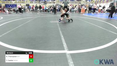 37 lbs Rr Rnd 2 - Ryker Thompson, N/A vs Trek Castor, Woodward Youth Wrestling