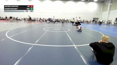 80 lbs Rr Rnd 3 - Hayden Shaffer, CTWHALE Humpback - EL vs Kasen Maloney, TNWC Rideout - EL