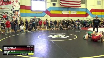 132 lbs Cons. Round 2 - Porter Kemp, Pinedale vs Seth Wazelle, Rawlins