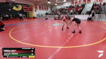 143 lbs Cons. Round 2 - Fabiola Ayala, Centennial Corona vs Kaytlin Jimenez, Hueneme