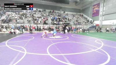 76 kg Cons. Sub-quarters - Sally Johnson, Mayhem WC vs Isabella Gretzinger, Vision Wrestling