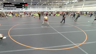 157 lbs Champ. Round 2 - Jacob Weaver, Unattached vs Donovan Rosauer, Unattached