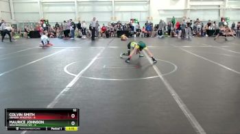 52 lbs Round 4 (6 Team) - Colvin Smith, Armory Athletics vs Maurice Johnson, Neighborhood WC