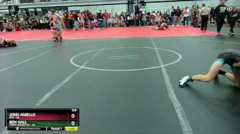 120 lbs Round 8 (10 Team) - Ben Hall, Terps Xpress MS vs John Aniello, GPS