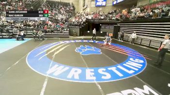 4A 126 lbs Champ. Round 1 - Dane Johansen, Mountain Crest vs Mac Gubler, Snow Canyon