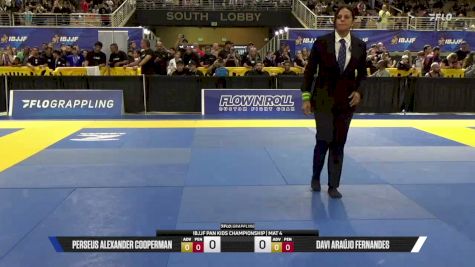 Perseus Alexander Cooperman vs Davi Araújo Fernandes 2026 Pan Kids Jiu-Jitsu IBJJF Championship