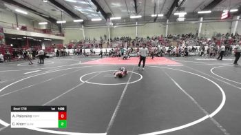 61 lbs Quarterfinal - Ayden Palomino, Toppenish USA Wrestling Club vs Cheston Knorr, Slvwc