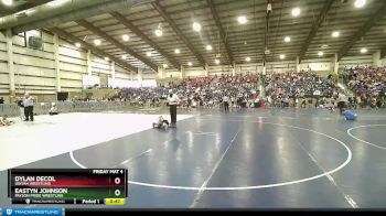 54 lbs Cons. Round 1 - Dylan DeCol, Uintah Wrestling vs Eastyn Johnson, Payson Pride Wrestling