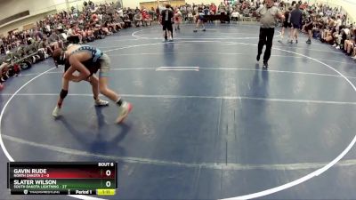 110 lbs Round 3 (6 Team) - Slater Wilson, South Dakota Lightning vs Gavin Rude, North Dakota 2