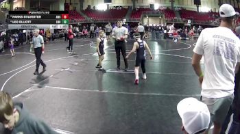 95 lbs Semifinal - Leo Elliott, Louisville Wrestling Club vs Parks Sylvester, Alliance Wrestling Club