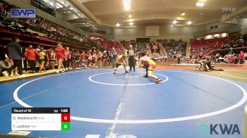 126 lbs Round Of 16 - Oliver Wadsworth, Morris Wrestling Association vs Tynan Justice, HURRICANE WRESTLING ACADEMY