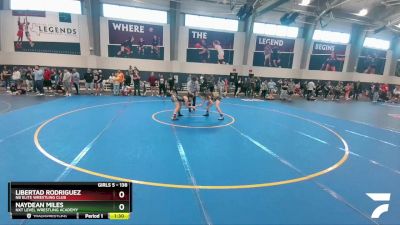 138 lbs Quarterfinal - Naydean Miles, NXT Level Wrestling Academy vs Libertad Rodriguez, NB Elite Wrestling Club