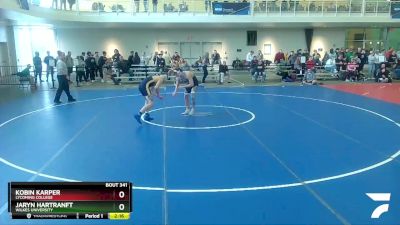 149 lbs 5th Place Match - Jaryn Hartranft, Wilkes University vs Kobin Karper, Lycoming College