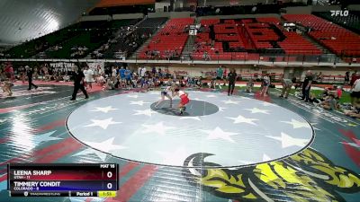 96 lbs Round 3 (8 Team) - Leena Sharp, Utah vs Timmery Condit, Colorado