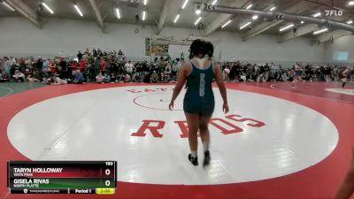 190 lbs Quarterfinal - Gisela Rivas, North Platte vs Taryn Holloway, Vista Peak