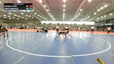 100 lbs Rr Rnd 1 - Anthony Plesh, Mat Warriors Blue vs Rhett Arsenault, FORGE M/S