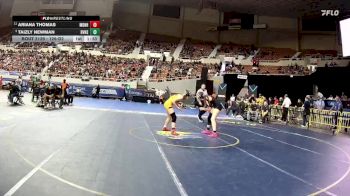 126-D2 Quarterfinal - Taizly Newman, Round Valley High School vs Ariana Thomas, Marcos De Niza High School