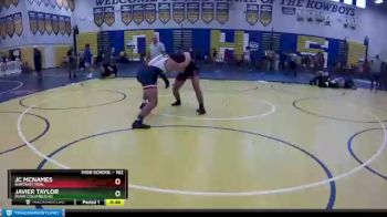 182 lbs Cons. Round 3 - Jc McNames, Bartram Trail vs Javier Taylor, Miami Columbus HS