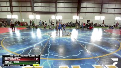 138 lbs Cons. Round 2 - Simeon Barrett, Grizzly Wrestling Club vs Reegan McGee, Cape Charles