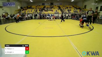 117 lbs Consi Of 4 - Blacey Reece, Grove vs Aliyah Wright, Har-Ber High School