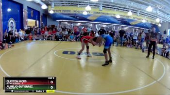 132 lbs Semis & Wb (16 Team) - Clayton Hicks, Glynn Academy vs Aurelio Gutierrez, Alpha WC