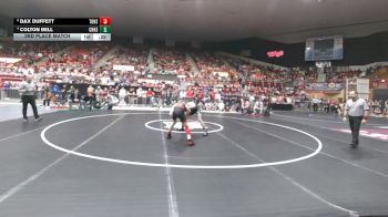 144 lbs 3rd Place Match - Colton Bell, Chapman HS vs Dax Duffett, Tonganoxie HS
