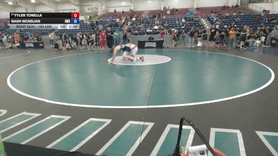 190 lbs Champ. Rd Of 32 - Tyler Tonella vs Nash McMilian, Hawk Wrestling Club