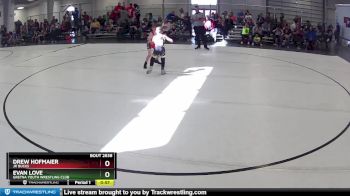 27 lbs 1st Place Match - Drew Hofmaier, Jr Bucks vs Evan Love, Gretna Youth Wrestling Club