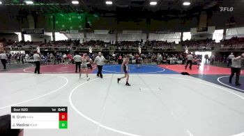 106 lbs Consolation - Braydden Crum, Duran Elite vs Jj Medina, Mountain Wrestling