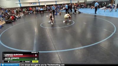 98-103 lbs Round 2 - Lorenzo Quintana, Greeley West vs Jacob Horwitz, Fort Collins