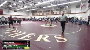 197 lbs Quarterfinal - Ahmad Wahedi, Sacramento City College vs Erick Lopez Alecio, Modesto College