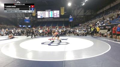 106 lbs Cons. Rd Of 64 - Jaden Uhde, Delaware vs Thomas Blanke, Illinois