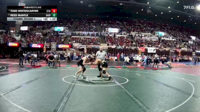 A - 144 lbs Champ. Round 1 - Todd Whitescarver, Stevensville / Victor vs Reed Mantle, Havre