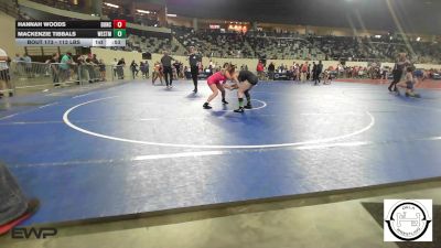 113 lbs Consi Of 8 #1 - Hannah Woods, Duncan Lady Demons vs Mackenzie Tibbals, Westmoore Wresting