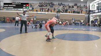 141 lbs Consi Of 4 - Danny Martinez, Southern Illinois vs Sam Herring, Unrostered
