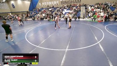 160 lbs Champ. Round 1 - Adam Swartzfager, Agon Academy vs Blake Talbot, Syracuse